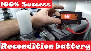 How to recover a battery using battery desulfator under 17€ 100 Success [upl. by Eirok745]