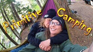 Primitive Dispersed River Tent Camping Washington  Survival Skills Travel Vlog [upl. by Memberg625]