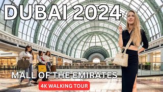 Mall of the Emirates Walking Tour 4k 2024  Mall of the emirates walk  Mall of the emirates dubai [upl. by Odnama]