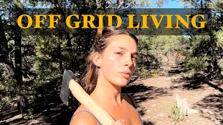 Living OffGrid Episode 3  Outdoor Kitchen and Shed Update [upl. by Mllly]