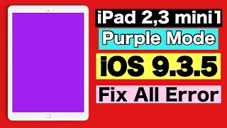 PURPLE MODE FULL TUTORIAL for iPad 234 iPad Mini 1 [upl. by Cordle565]