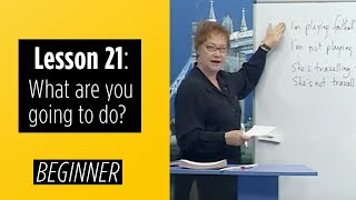 Beginner Levels  Lesson 21 What are you going to do [upl. by Schrader]