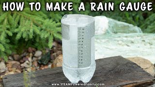 How To Make a Rain Gauge Summer STEM Project [upl. by Igig82]