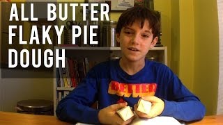 Recipe All Butter Flaky Pie Dough in Food Processor [upl. by Euqinimod918]