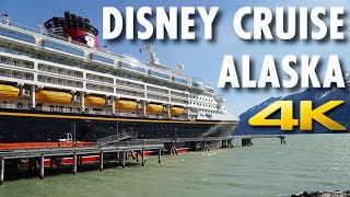 Disney Cruise in Alaska Review Disney Wonder  Disney Cruise Line  Cruise Review 4K Ultra HD [upl. by Ahsiatal]