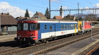 Re 436 482 und ein Messzug  Sichtungen von Thun bis Rupperswil [upl. by Enovi]