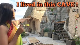 Staying in a Cave Hotel  Must do in Cappadocia Turkey  Garimas Good Life [upl. by Clausen591]