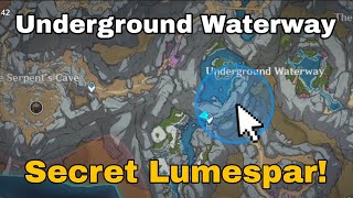 Underground Waterway The Chasm  Secret Lumenspar  Genshin Impact [upl. by Retswerb]