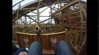 Wodan Timburcoaster Onride  Europapark 2012 [upl. by Nadaha604]