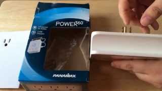 Power360 Panamax 6 Port 2 USB Wall Charging Station Unboxing 71915 [upl. by Misty]