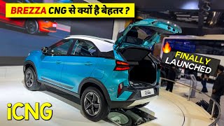 New iCNG Nexon 2024 😍 detailed review  with turbo petrol engine  CAR Shiksha [upl. by Nyliac97]