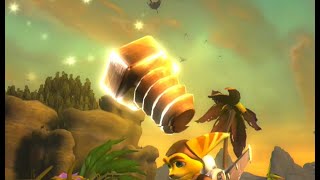 Ratchet and Clank Tools of Destruction Planet Sargasso All Gold Bolts Location [upl. by Ennirroc]