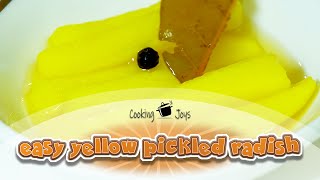 Easy Yellow Pickled Radish [upl. by Furlong439]