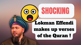 LOKMAN EFFENDI  MAKES UP A VERSE OF THE QURAN  OSMANLIDERGAH OsmanlıDergahı [upl. by Panther]