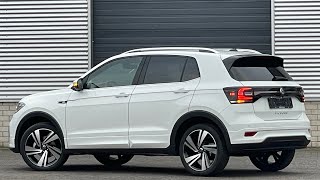 Volkswagen NEW TCross 2023 RLine in 4K Pure White 18 inch Nevada walk around amp Detail Inside [upl. by Neerol582]