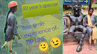 30 years special  first time ZIP LINE experience  enjoyed alot😀 [upl. by Kerk]