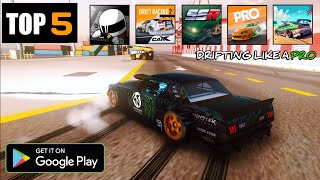 Top 5 Drifting Games For Android  iOS I Best Drifting Games Android 2023 [upl. by Valenta912]