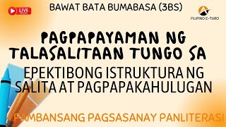 eTuro Pagpapayaman ng Talasalitaan Tungo sa Epektibong Istruktura ng Salita at Pagpapakahulugan [upl. by Acsicnarf623]