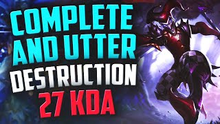 COMPLETE AND UTTER DISTRUCTION 27 KDA WITH AP SHACO  Shaco to Masters [upl. by Hasseman]