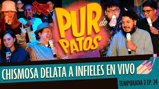 Chismosa delata a infieles en vivo  Pur de Patos T2 Ep 24 [upl. by Pember]