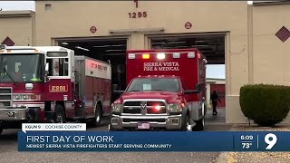 Recruits finish Sierra Vista firefighter accelerated training program join crew [upl. by Airehs]