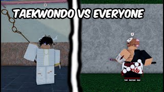 Taekwondo VS Everyone  Roblox Type Soul [upl. by Khalid988]