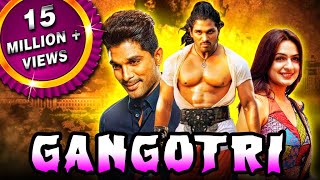 Allu Arjun Blockbuster Hindi Dubbed Movie “Gangotri”  Allu Arjun Prakash Raj Brahmanandam [upl. by Lesirg38]