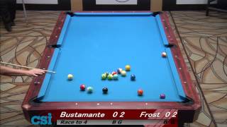 CSI 2013 US Open One Pocket Frost vs Bustamante [upl. by Esyak246]