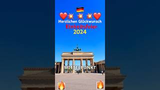 Herzlichen Glückwunsch Einheitsfeierdeutschlandmauerfallshorts03102024maafeier [upl. by Ahseekal]