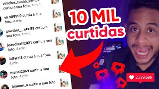 Como ganhar curtidas no instagram GRÁTIS [upl. by Akital285]