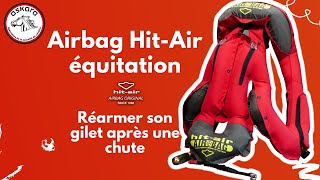 airbag HitAir  Changer sa cartouche après une chute  50cc60cc [upl. by Atinahc]