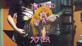 The Leader of The Pack on Guitar Twisted Sister [upl. by Wolff]