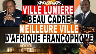 YAMOUSSOUKRO CIV Quelle ville👌 version Night ville lumière DEVELOPPEMENT visible même la NUIT [upl. by Mitchel]