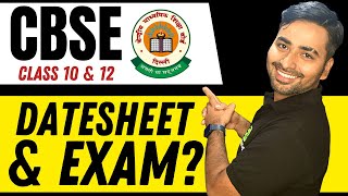 CBSE  Class 10 amp 12  Datesheet and Exam Update [upl. by Cock]