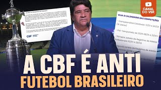 CBF É ANTIFUTEBOL BRASILEIRO E 100 POLÍTICA [upl. by Ecilahc]