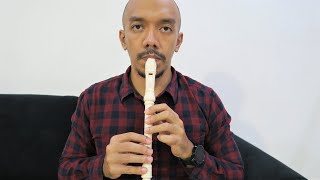 Bagimu Negeri  Tutorial Recorder Not Angka [upl. by Egief]