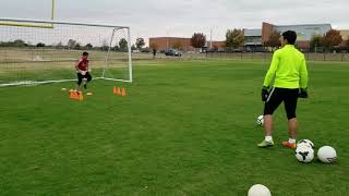 U12 Goalkeeper Training  Sebastian Lutin  Nov112017 [upl. by Nevram803]