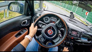 2016 Fiat 500L 14 TJET 16V 120HP 0100 POV Test Drive 1350 Joe Black [upl. by Feliks]