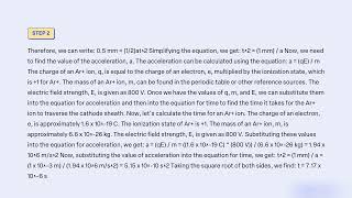 Derive an expression for the time it takes a positive ion to traverse the cathode sheath assuming c [upl. by Robbins]