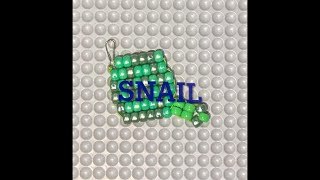 Snail Bead Pet  from the Dinosaur Den kit All the supplies you need to make 5 Dinosaur themed [upl. by Tnecnev154]