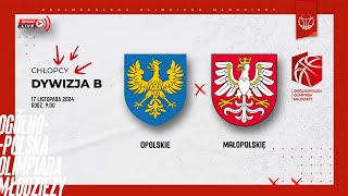 Opolskie  Małopolskie OOM o 7 miejsce [upl. by Thomasa]