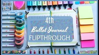 4th Bullet Journal Flipthrough  The Boosted Journal [upl. by Tereb123]