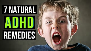 7 Ways To Treat ADHD Without Medication adhd natural cures [upl. by Walt]