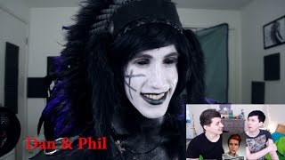 Goth Reacts to Dan and Phil PUNK EDITS IN REAL LIFE [upl. by Eynahpets563]