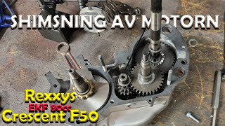 Crescent F50GLX Renovering  DEL 22  SHIMSNING AV EKFMOTORN [upl. by Nalyr]