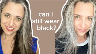 Can you still wear neutral colors with gray hair [upl. by Negah156]