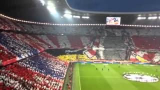 Fanvideo FC Bayern vs Real Madrid  Choreografie in der Allianz Arena [upl. by Dranreb]