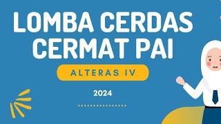 Lomba Cerdas Cermat LCC Alteras IV 2024 [upl. by Jameson]