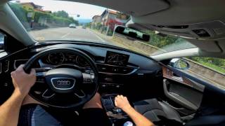 Audi A6 4G Avant in POV 4K ACC  Lane Assist Bonus [upl. by Meadows]