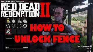 Cara Membuka  UNLOCK Fence  Red Dead Redemption 2 PLAYSTATION 4XBOX ONE [upl. by Neelyar245]